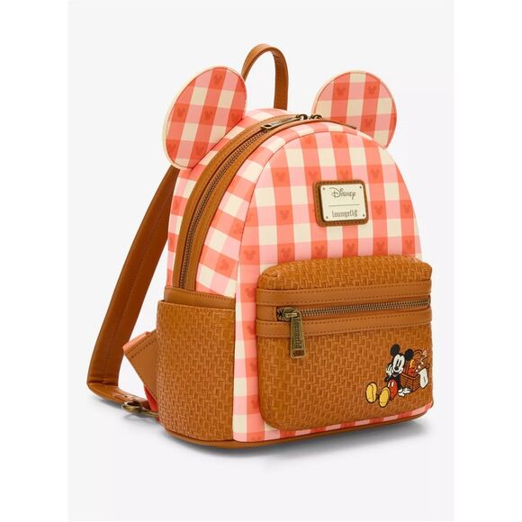 Loungefly Disney Mickey Mouse Picnic Ears Mini Backpack main image 3